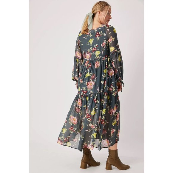 NWT Anthropologie Evelin Maxi Dress XS - Picture 8 of 8
